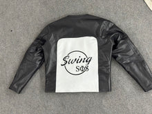 Load image into Gallery viewer, Swing Biker Leather Jacket
